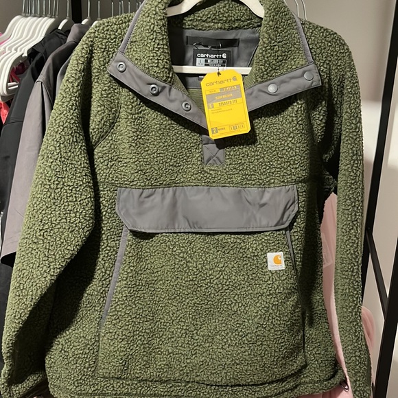 NWT Carhartt Relaxed Fit Fleece Pullover - Picture 2 of 4